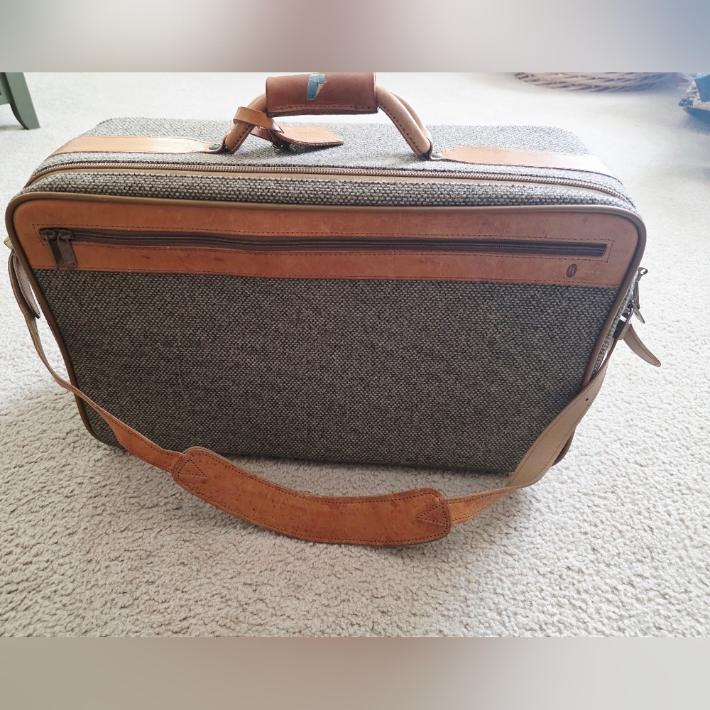 Vintage Hartmann Luggage Tweed Travel Bag Luggage